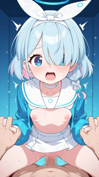 アロナに性処理を依頼してセックスまで！優秀なOSが丁寧に搾り取ってくれる！ 2枚目