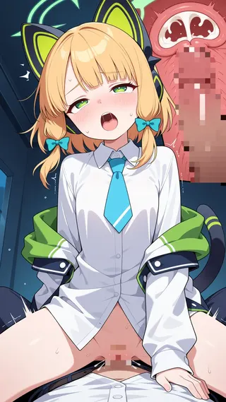 ミドリが先生と抱き合いやり合う！嫉妬心の高さはかなりのもの！ 16枚目