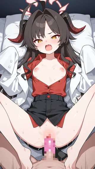 カスミのつるぺたボディを堪能！薄くて細い子ほど濃いものが出てしまう！