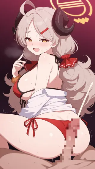 イズミが食欲と性欲を解消！食べかけながらセックスを貪る！ 19枚目